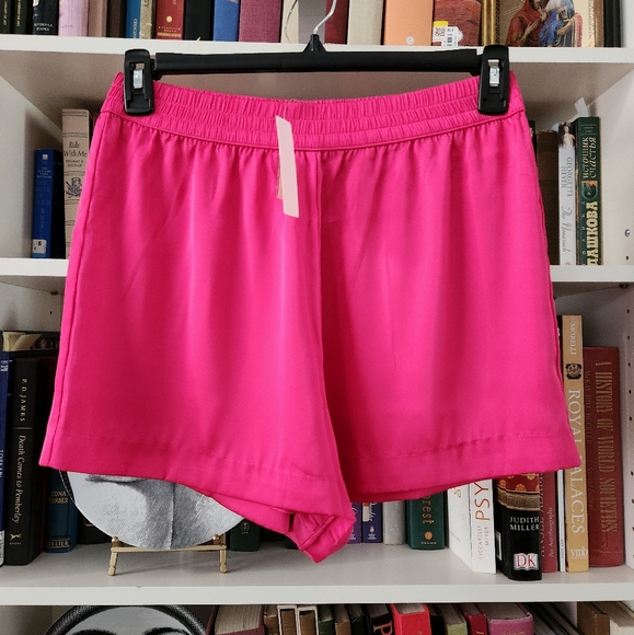 Pink Satin Shorts Size Medium Victoria Secret Plus Blazer Size S Fits M - Picture 3 of 10